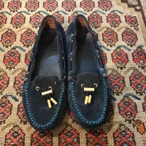 Tory Burch suede moccasins